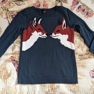 Ann Taylor Fox Sweater